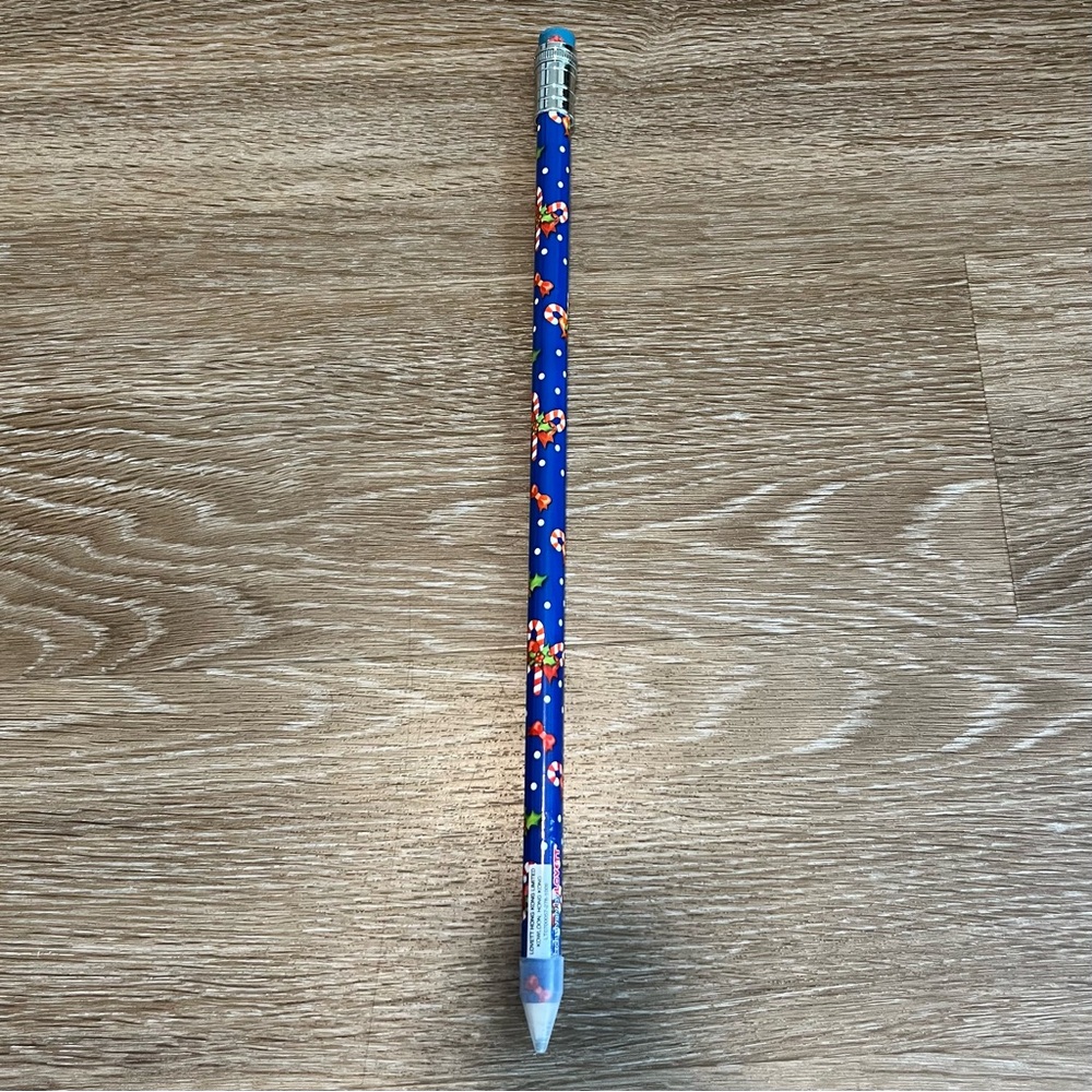 NWOT Giant Pencil Christmas theme